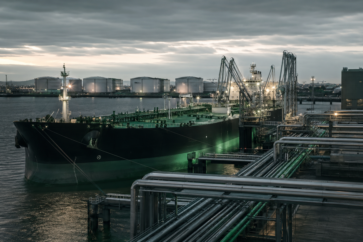 Tanker and terminal infrastructure